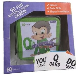 EQtainment Q’s Race to The Top On The Go Card Game Kids Age 3+ Social Skills NIB